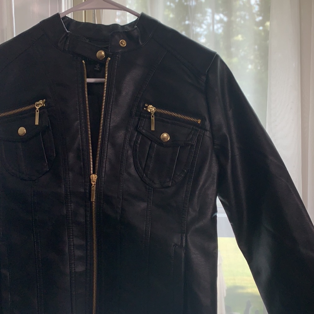 NewW/Out Tag  New Look Vegan Leather Jacket